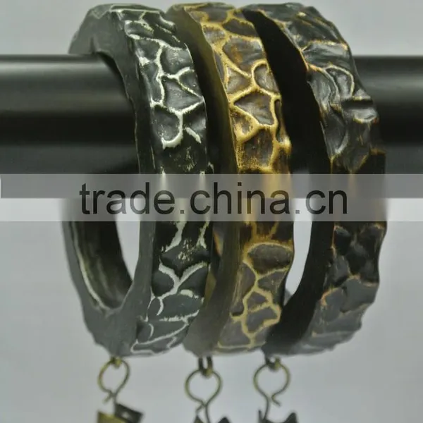 Curtain Accessory Heavy Gauge Metal Curtain Ring W/Small Ring And Clip for 25mm/28mm or 32mm Curtain Rod/Pole photo-5