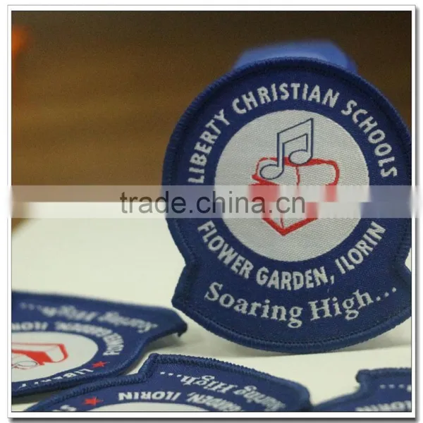 Custom Colorful Woven Patches for School Uniforms photo-2