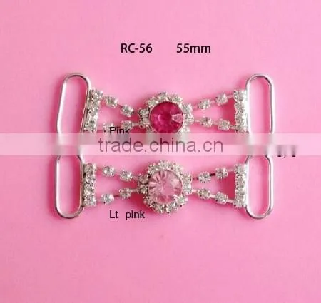 Stock Hot Selling Factory Price Colorful Rhinestone Connector for Headband/hairwear for Bikini (RC-56) photo-2