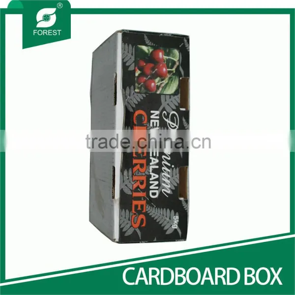 ONE TOP & ONE BOTTOM CORRUGATED CARDBOARD BOX PACKING SWEET FRUITS photo-2