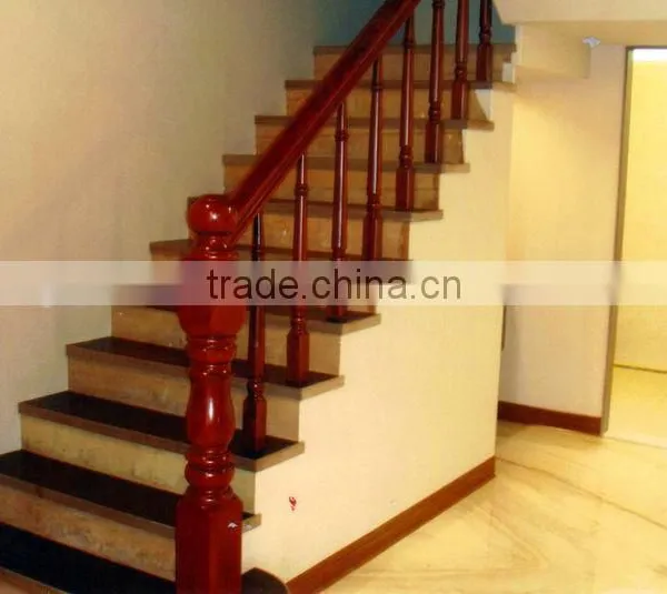 Red Oak Handrail Teak Wooden Staircase Handrail photo-3
