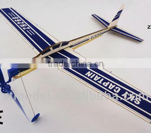 Sky Boy - Sky Captain 16 Balsa Rubber Band Powered Glider Balsa Wood Gliders