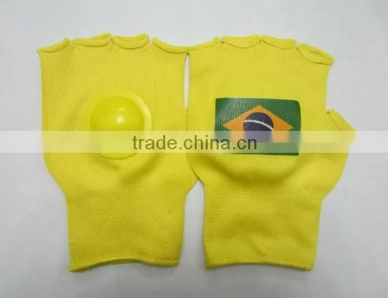 Top Quality Knitted Seamless Soccer Fans Clapper Glove Factory photo-6