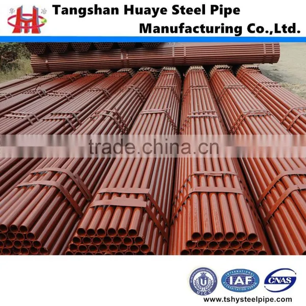 Irrigation HFI Scaffold Steel Pipe Black Steel Pipe /WELDED/ ERW /Electrical Resistance Welded Pipes