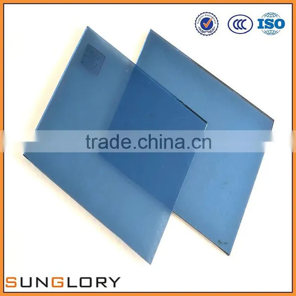 Blue Bronze Grey Green Pink Clear Tinted Colored Reflective Glass Price photo-2