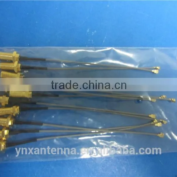 SMA Female to IPEX RG1.13 Coaxial Cable SMA Within the Outer Spiral Needle Female Pin Modified Wireless Router Antenna photo-6