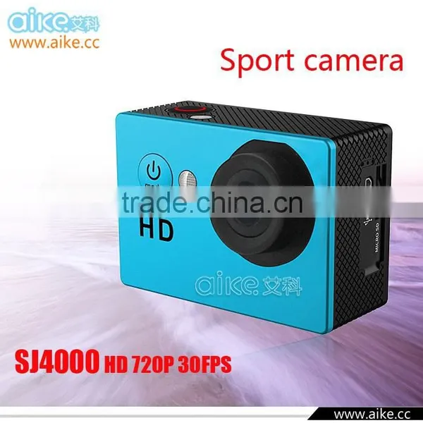 2016 New Waterproof Sports DV Recorder SJ4000 A8 HD 720P Action Camera 1.5 Inch Car DVR Underwater 30M Action Video Camera
