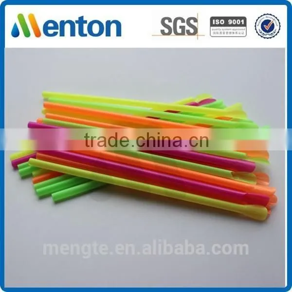 Chinese Customised Colored Hard Plastic Spoon Straws photo-2