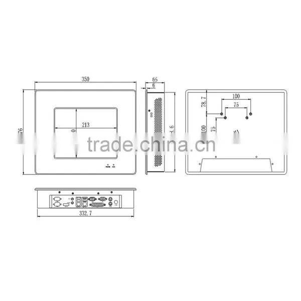 10.4 Inch China Cheap Industrial Fashional Touch Sensitive Lcd/monitors Screens in Bulk photo-2