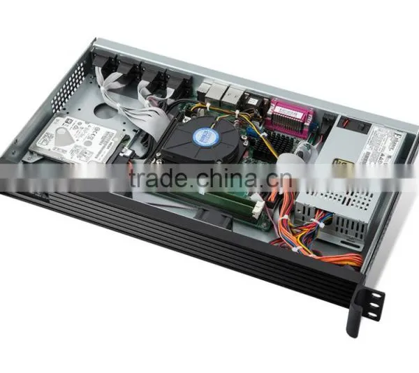 1U 19 Inch Standard Industrial Embedded Chassis With Intel Qual Core I7-4790T 2.5G 2G/32G SSD,250 Watts Turbine Cooling photo-4