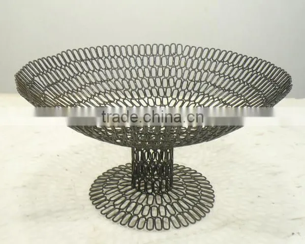 Decorative Iron Bowl Wire Bowl, Metal Bowl