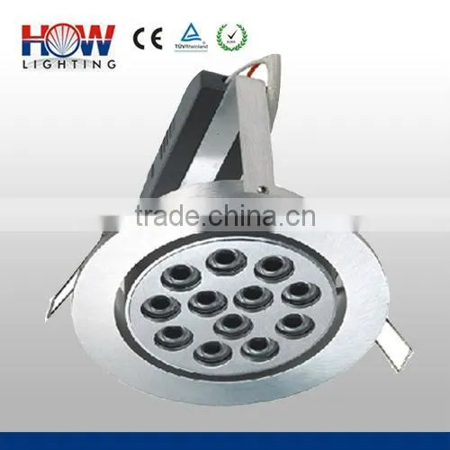 2013 New High Quality Downlight LED 12W 1080LM 7pcs CREE XP