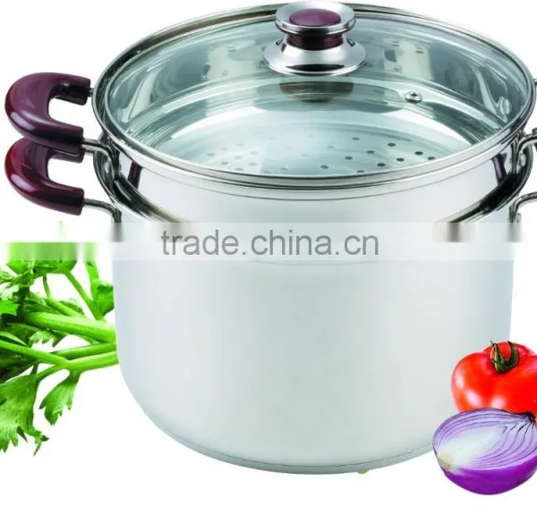 AH3599 Sainless Steel Double Boiler ( Steamer Set )