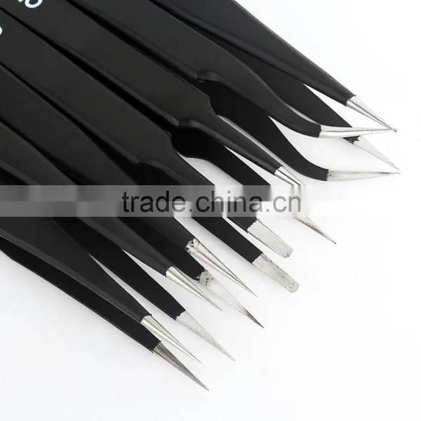 Hot Selling Stainless Steel ESD Tweezers Manufacturing/tweezers Eyelash Extension Esd TWEEZERS photo-5