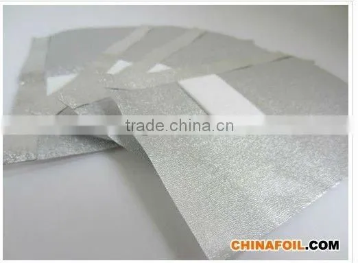 Nail Polish Remover Foil Paper With Embossed Logo