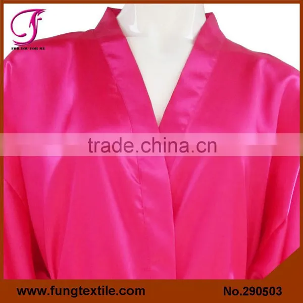 290503 Women Short Satin Robe photo-2
