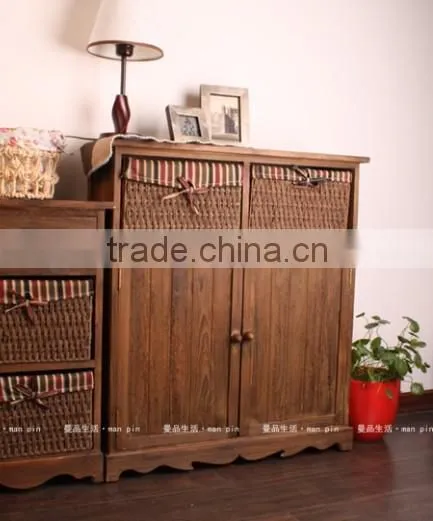 Manufacturers Selling to Korean Rural Style Furniture Porch Ark to Receive Contracted Solid Wood Shoe Ark Store Content Ark photo-2