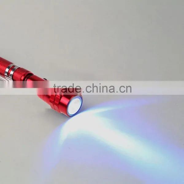 Magnet Clip Pick up Tool Retractable LED Flashlight photo-4
