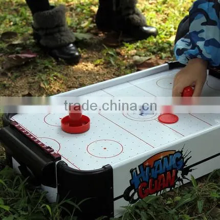 Tabletop Mini Electric Powered Airhockey Game for Kids 20inch Mini Air Hockery Table Top White Color photo-4