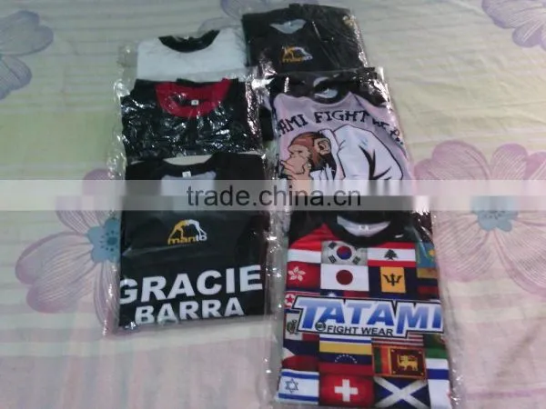 Spandex Lycra Mma Rash Guards for Men Custom Design