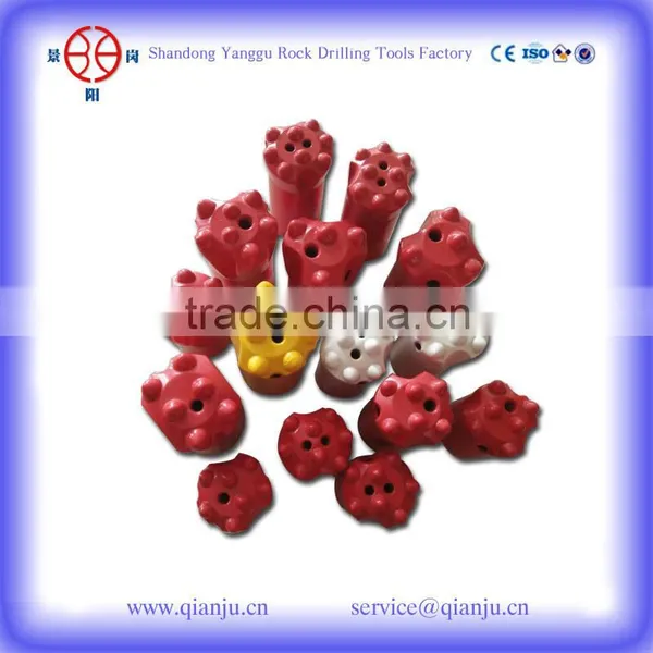 Tungsten Carbide 11,12 Degree 34mm Taper Button Bits photo-3