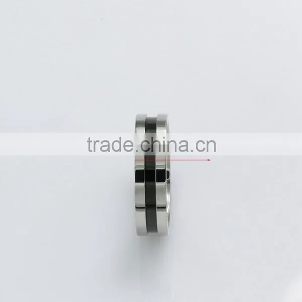 Wholesale 316L Stainless Steel Fashion Wedding Ring Surgical Steel Jewelry photo-3