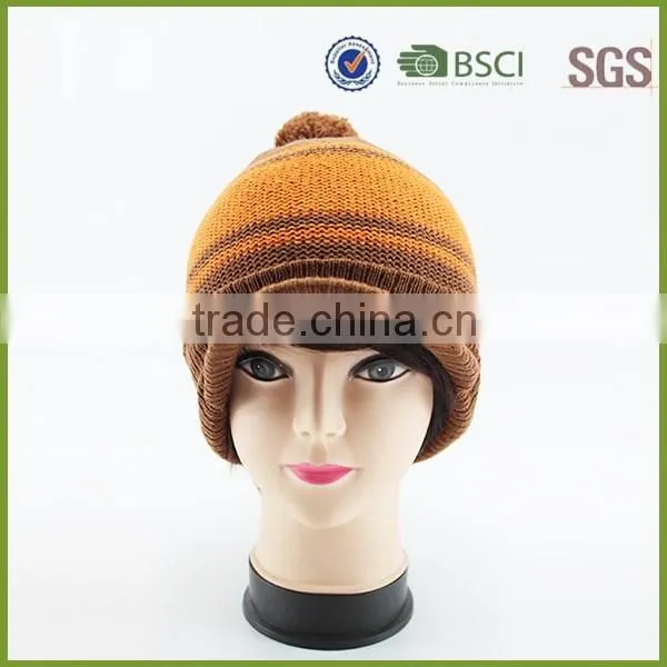 China Factory Supplied Blank Free Pom Hats Beanie