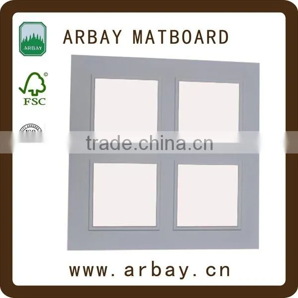 Wholesale 45 Degree Beveled Cut Die Black Mats Matt Matted for Photo Frame Deco photo-6