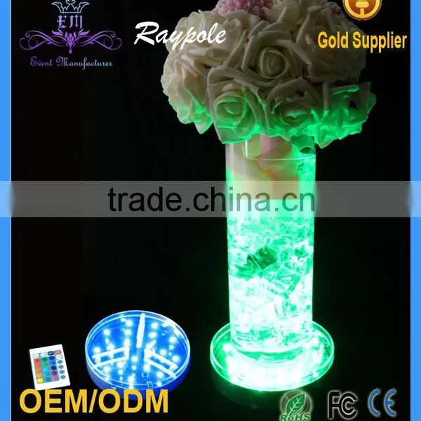 Romantic Wedding Decoration Lighting LED Centerpiece Light Base For Wedding Centerpieces