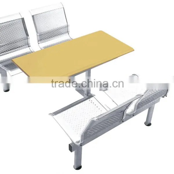 Stainless Steel Fast Food Resturant Table and Chair Set photo-3