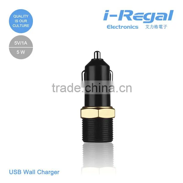 Electric Type Mobile Use Square Shape Double Colors Car Travel Adapter photo-4