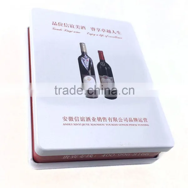 Bespoke Rectangule Wine Box Tin Can photo-2