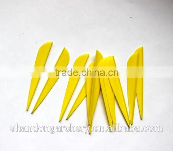 Fletching Feather Vane 3 Inch for Carbon Fiberglass Aluminum Arrow photo-3