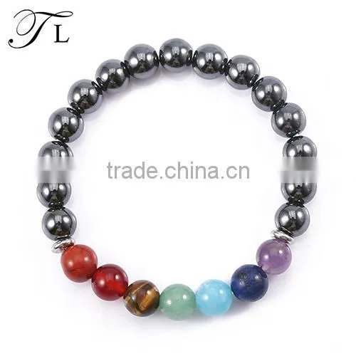 Fashion Bracelet With Black Stone Bracelet