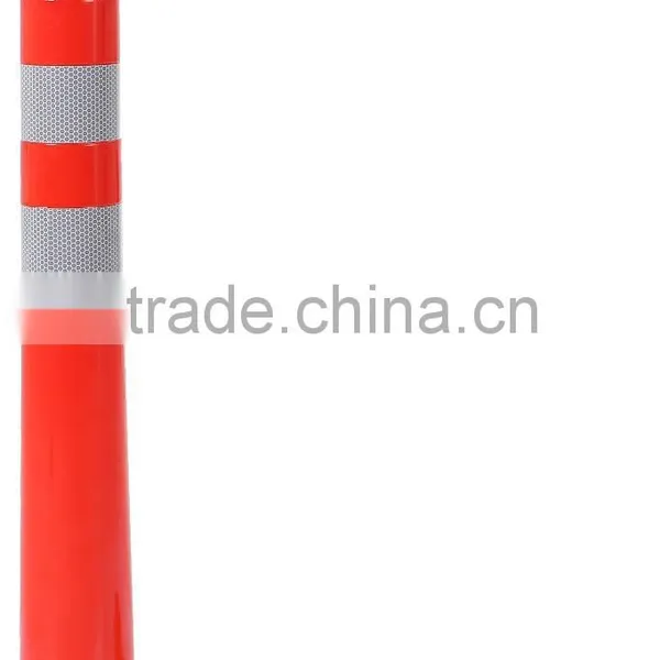 Orange Flexible PVC Plastic Warning Delineator Post