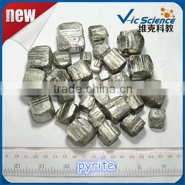 High Density Without Angle Dodecahedron Iron Pyrite Ore Fools Gold Samples for Sale photo-2