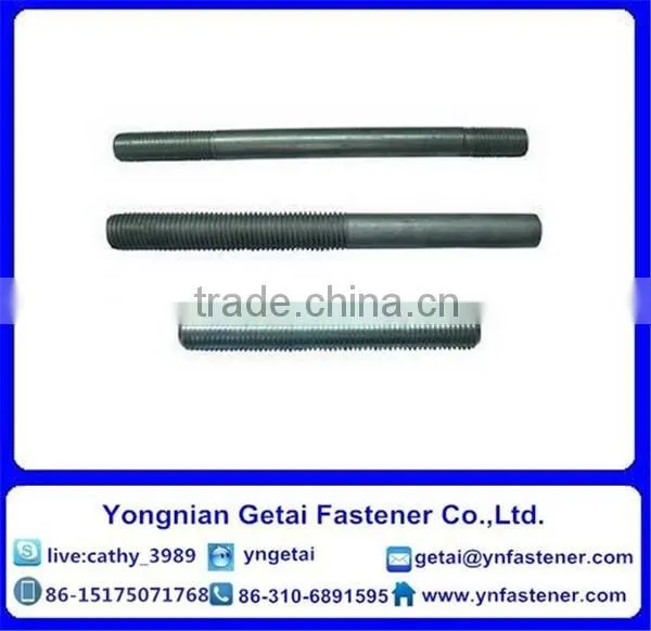 Single Head Bolts/Single End Studs in Bolts, DIN933/931 H.D.G / Galvanized With Black /yellow Zinc Plated/blue White photo-6