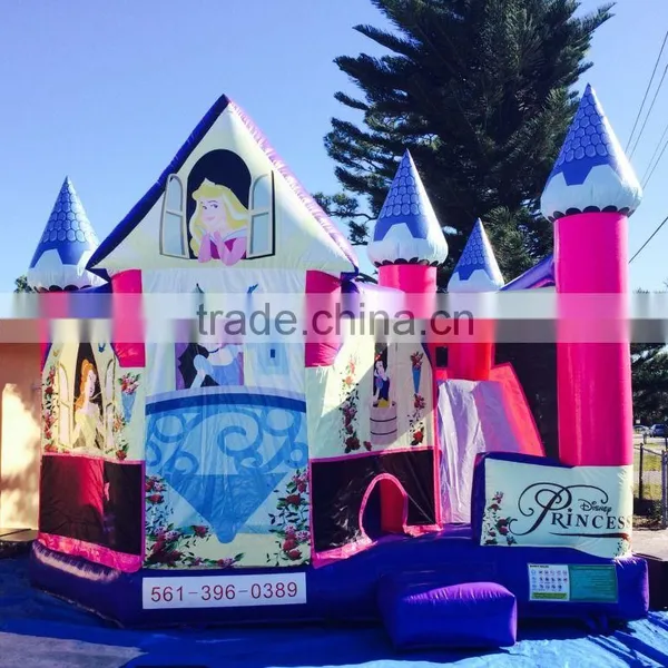 Pink Princess Bouncy Castle,inflatable Bounce Castle for Hire