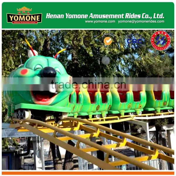 Popular Amusement Park Outdoor Games Rides Caterpillar Roller Coaster With Track Train for Sale photo-4