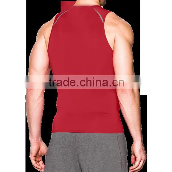 Factory Breathable Wholesale Custom Men Sports Gym Fitness Wear Clothes Tank Tops photo-2
