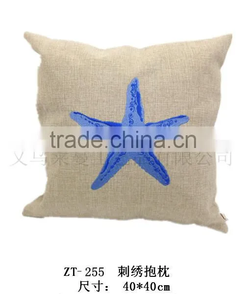 No Minimum Order Quantity Custom Size Embroidery Or Digital Printing Linen Pillow Cover photo-2