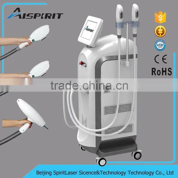 SHR/E-light/ ND YAG Laser Multifunctional3in 1 Beauty Instrument With CE Approval photo-6