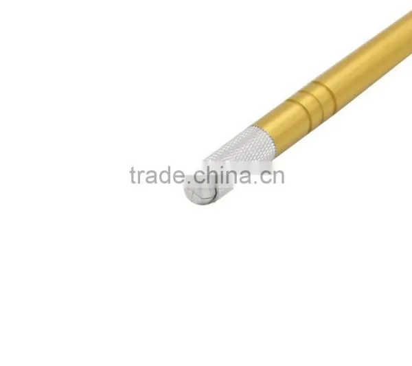 Golden Permanent Makeup Tools Cosmetic 3D Eyebrows Microblading Pen photo-2
