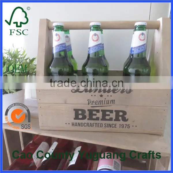 Soda Crate Wooden Beer Bottle Crates Wooden Crates for Sale photo-2