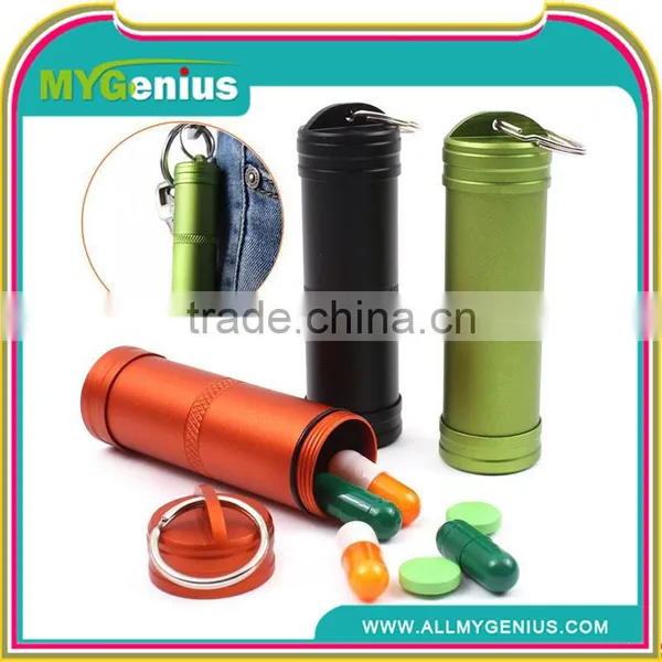 EDC Camping Waterproof Sealed Pill Storage Case