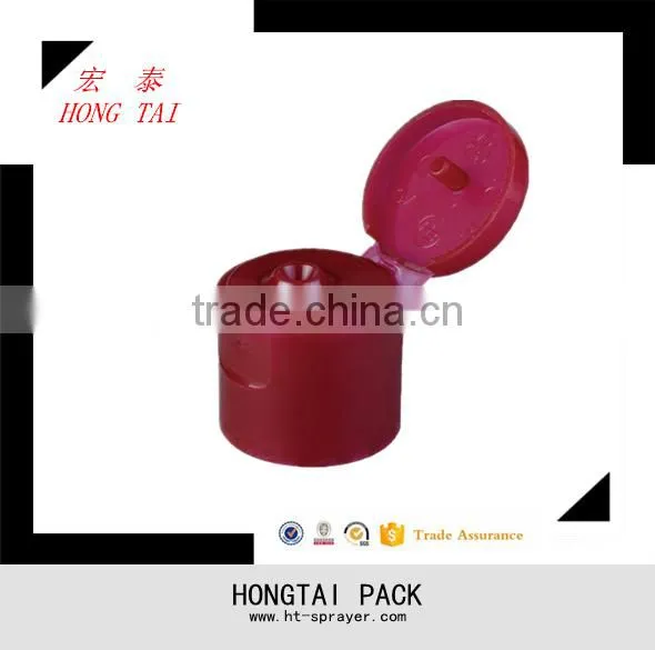 Non-spill Plastic Shampoo Bottle Cap Flip Top Cap Lids photo-2