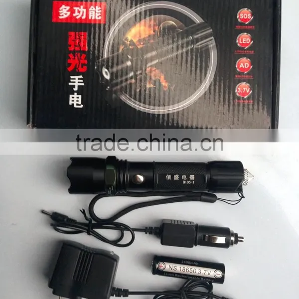 Rechargeable Zoom Flashlight LED Flashlight Tactical Flashlight Led Torches photo-4