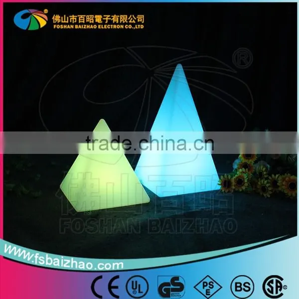 Color Changing Remote LED Pyramid Light Led Table Light/table Lamp Mood Light photo-5