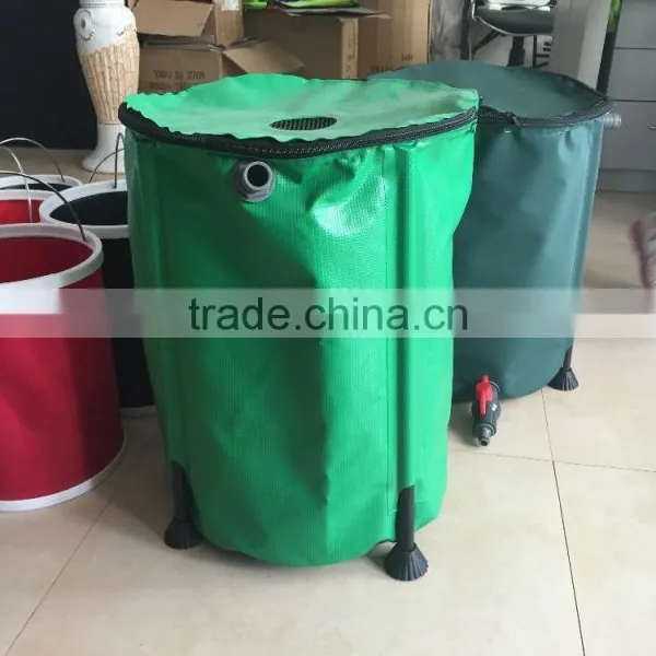 66 Gallon/250L Hydroponic Reservoir Rain Barrel photo-2