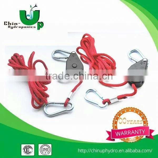 Lighting Accessories Adjustable Hanger 1/8" Rope Ratchet/ Grow Hanger 150lbs 68kg/ 1/4" Rope Ratchet With Plastic Wheel photo-3